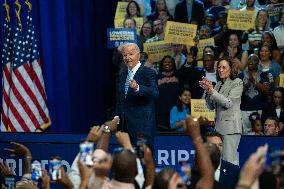 Harris And Biden Make First Joint Appearance Since Ticket Change - Maryland