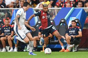 Italian soccer Serie A match - Genoa CFC vs Inter - FC Internazionale