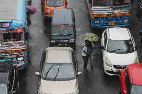 Heavy Monsoon Rain In Kolkata