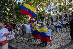 Rally Against Maduro In Lisbon