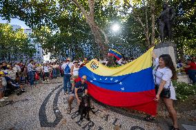 Rally Against Maduro In Lisbon