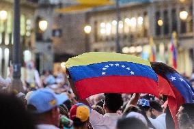 Demonstration Against The Government Of Nicolas Maduro