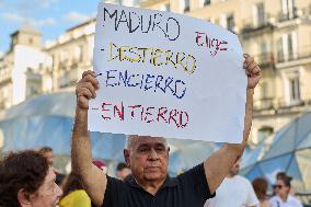 Demonstration Against The Government Of Nicolas Maduro