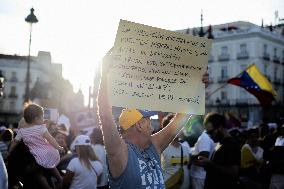 Demonstration Against The Government Of Nicolas Maduro