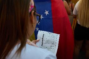 Demonstration Against The Government Of Nicolas Maduro