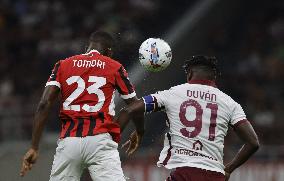 Italian soccer Serie A match - AC Milan vs Torino FC