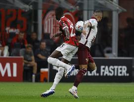 Italian soccer Serie A match - AC Milan vs Torino FC