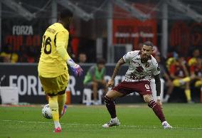 Italian soccer Serie A match - AC Milan vs Torino FC