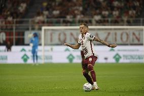 Italian soccer Serie A match - AC Milan vs Torino FC