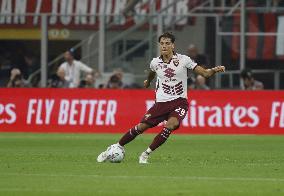 Italian soccer Serie A match - AC Milan vs Torino FC