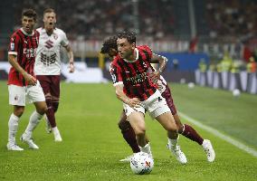 Italian soccer Serie A match - AC Milan vs Torino FC