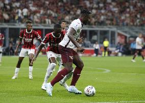 Italian soccer Serie A match - AC Milan vs Torino FC