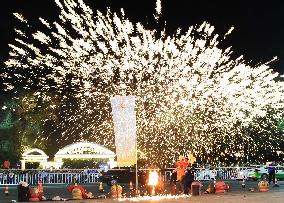 Strike Iron Flower During The 30th China Silk Road Turpan Grape Festival