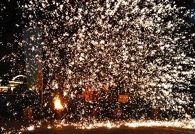 Strike Iron Flower During The 30th China Silk Road Turpan Grape Festival