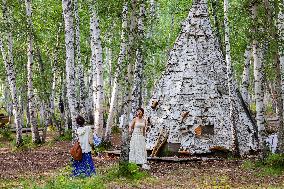 Erguna Birch Forest Scenic Spot in Hulunbuir