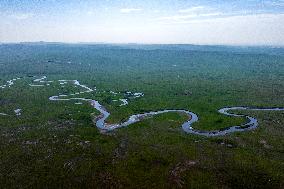 The Meandering Morgele River in Hulunbuir