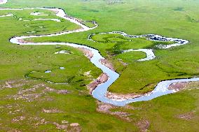 The Meandering Morgele River in Hulunbuir