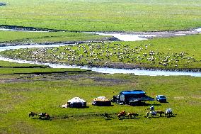 The Meandering Morgele River in Hulunbuir