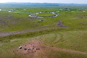 The Meandering Morgele River in Hulunbuir