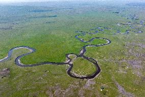 The Meandering Morgele River in Hulunbuir