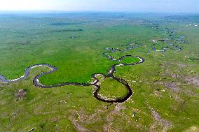 The Meandering Morgele River in Hulunbuir