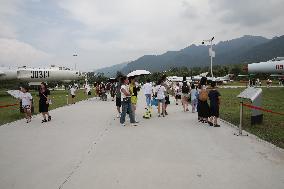 Northwestern Polytechnical University Outdoor Aircraft Show in Xi'an