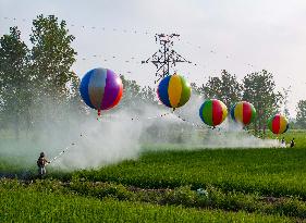 Hydrogen Balloon Irrigation Agriculture in Suqian