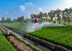 Hydrogen Balloon Irrigation Agriculture in Suqian