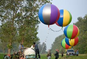 Hydrogen Balloon Irrigation Agriculture in Suqian