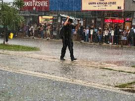 Severe Thunderstorms In Toronto, Canada