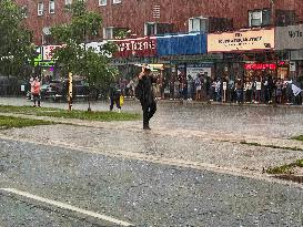 Severe Thunderstorms In Toronto, Canada