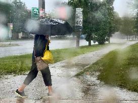 Severe Thunderstorms In Toronto, Canada