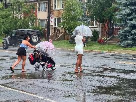 Severe Thunderstorms In Toronto, Canada