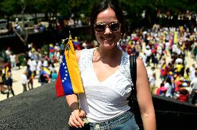 Venezuelans Protest Against Maduro After The Venezuelan Presidential Elections