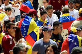 Venezuelans Protest Against Maduro After The Venezuelan Presidential Elections