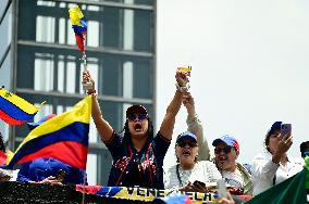 Venezuelans Protest Against Maduro After The Venezuelan Presidential Elections