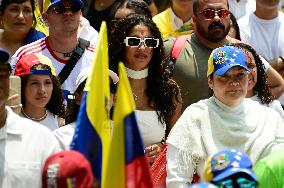 Venezuelans Protest Against Maduro After The Venezuelan Presidential Elections