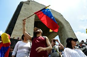 Venezuelans Protest Against Maduro After The Venezuelan Presidential Elections