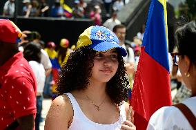 Venezuelans Protest Against Maduro After The Venezuelan Presidential Elections