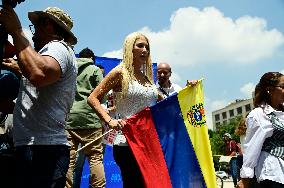 Venezuelans Protest Against Maduro After The Venezuelan Presidential Elections