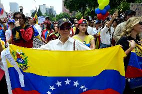 Venezuelans Protest Against Maduro After The Venezuelan Presidential Elections