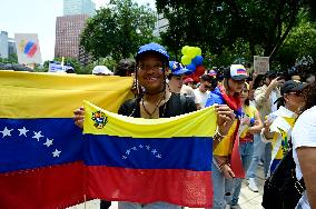 Venezuelans Protest Against Maduro After The Venezuelan Presidential Elections