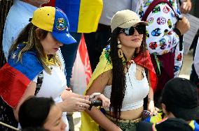 Venezuelans Protest Against Maduro After The Venezuelan Presidential Elections