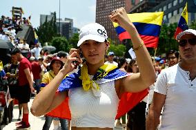 Venezuelans Protest Against Maduro After The Venezuelan Presidential Elections