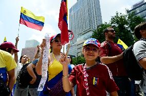 Venezuelans Protest Against Maduro After The Venezuelan Presidential Elections