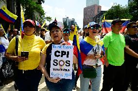 Venezuelans Protest Against Maduro After The Venezuelan Presidential Elections