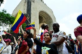 Venezuelans Protest Against Maduro After The Venezuelan Presidential Elections