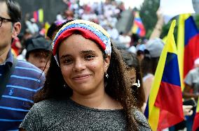 Venezuelans Protest Against Maduro After The Venezuelan Presidential Elections