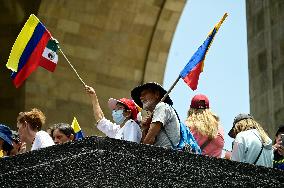 Venezuelans Protest Against Maduro After The Venezuelan Presidential Elections