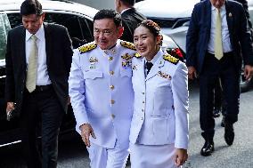 Pheu Thai Party Leader Paetongtarn Shinawatra Receives Appointment To Become Thailand's Prime Minister.